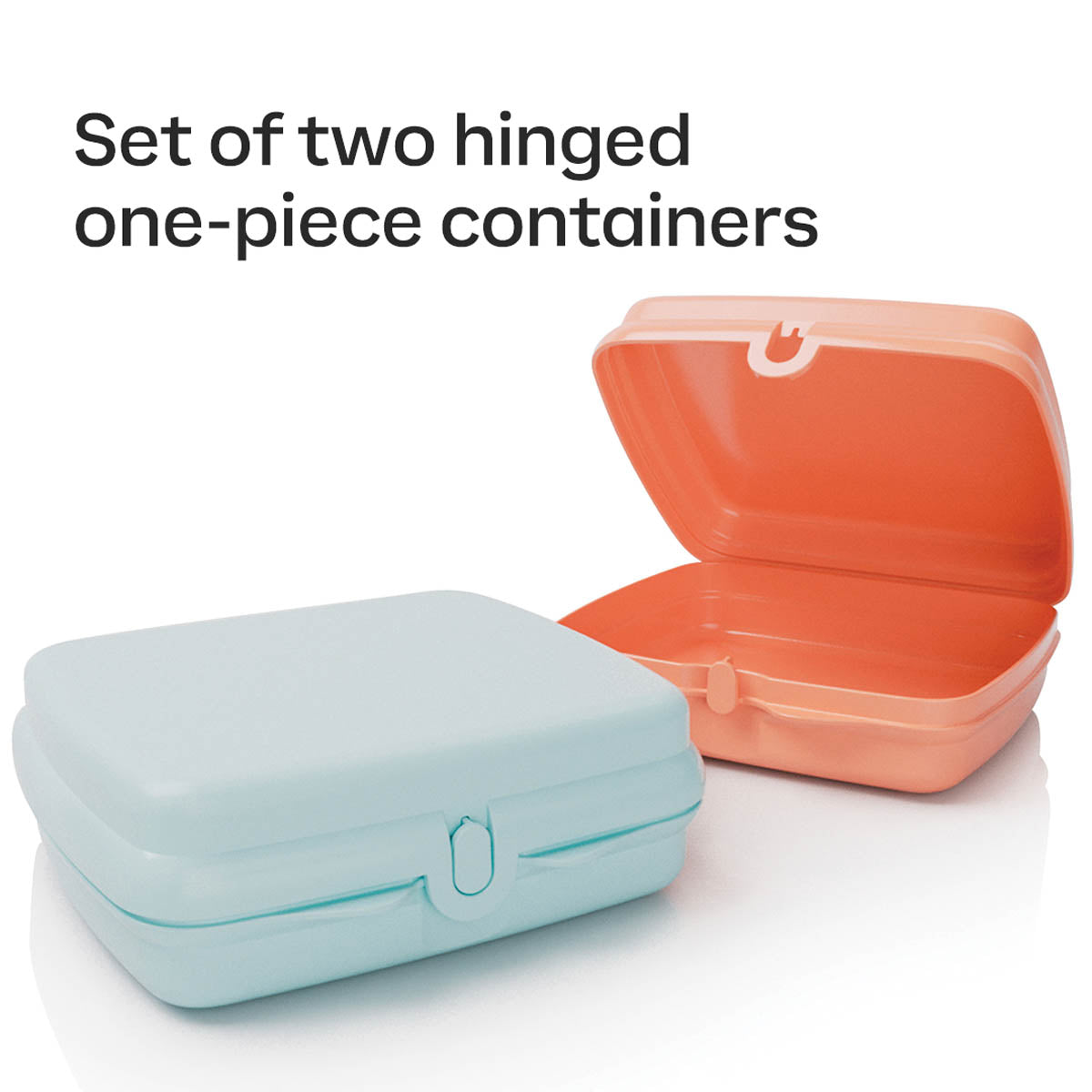 Tupperware® Sandwich Keepers - 2 Easy-Open Lunch Boxes for Kids