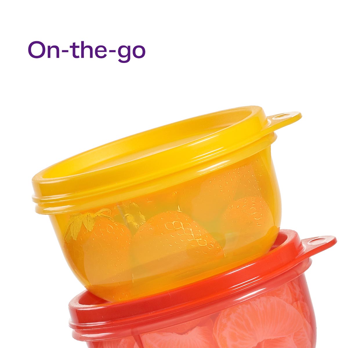 Tupperware® Ideal Lit’l Bowls | Kids Snack Storage | Set of 4 with Lids