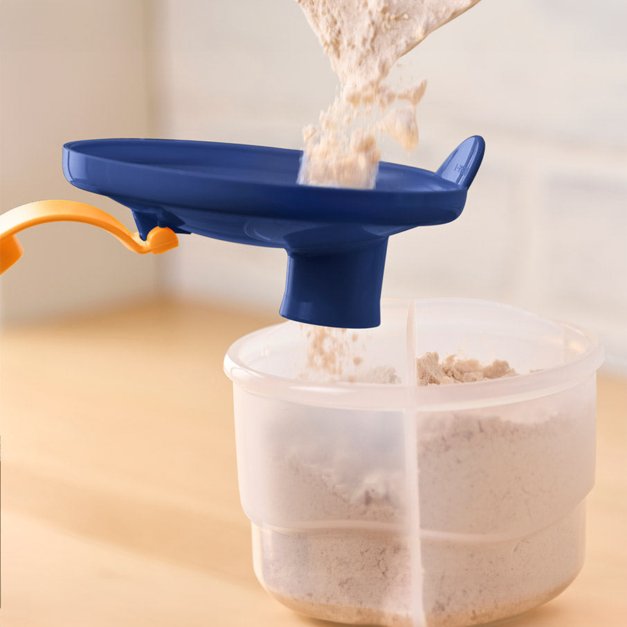Shape-O® Formula Dispenser | Rotating Lid | 3 Compartments | 1 Cup / 250 mL