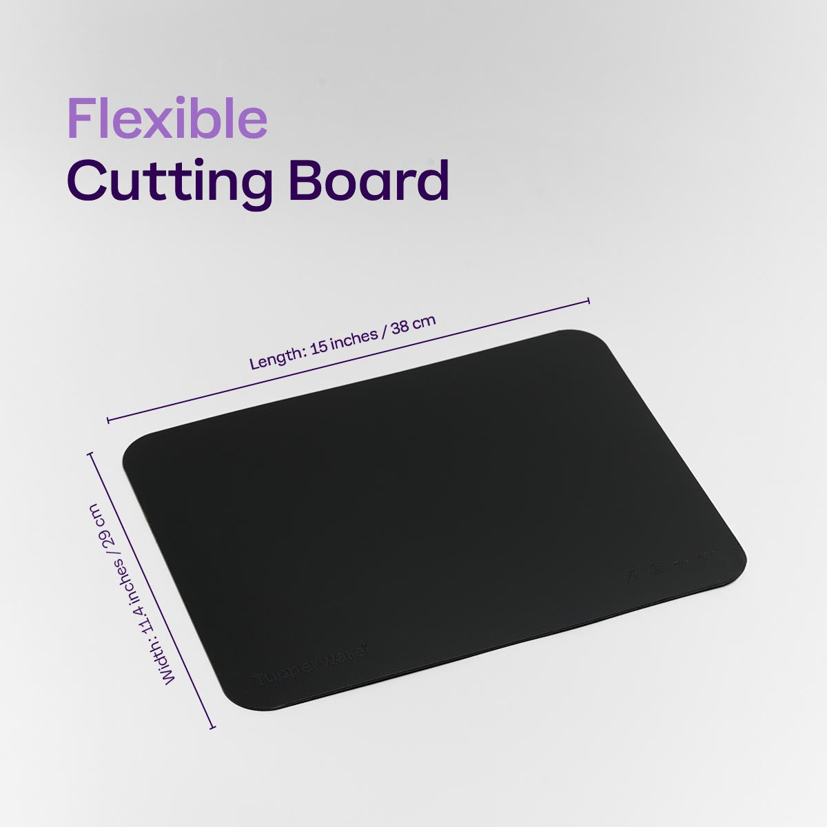 Tupperware® Flexible Cutting Board | Non-Slip Base for Easy Meal Prep