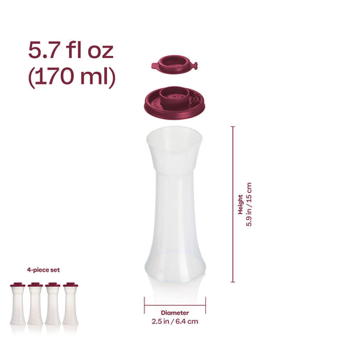 Hourglass Salt and Pepper Shakers | Large Set of 4
