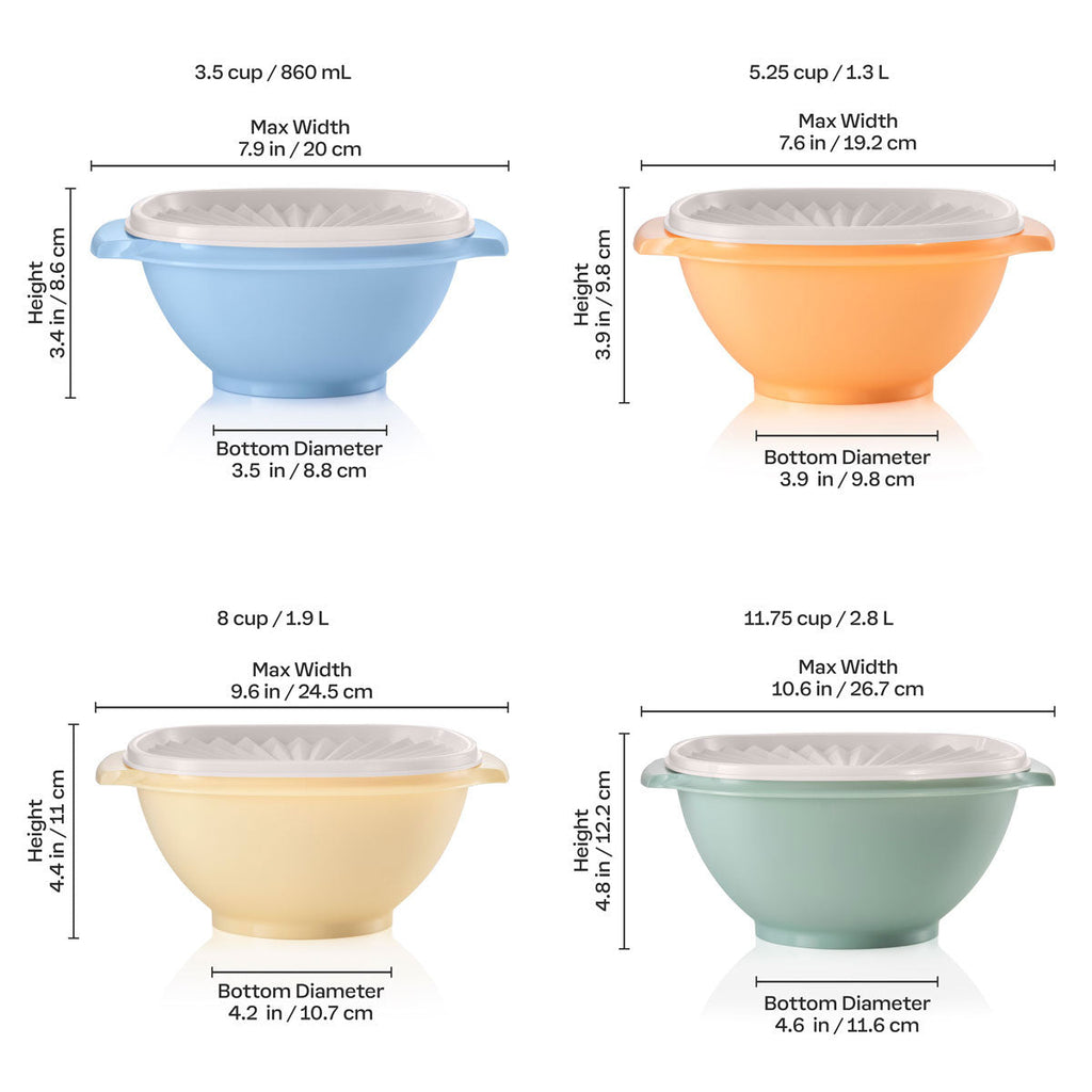 Servalier® Bowls Set of 4 (Dreamy Pastels)