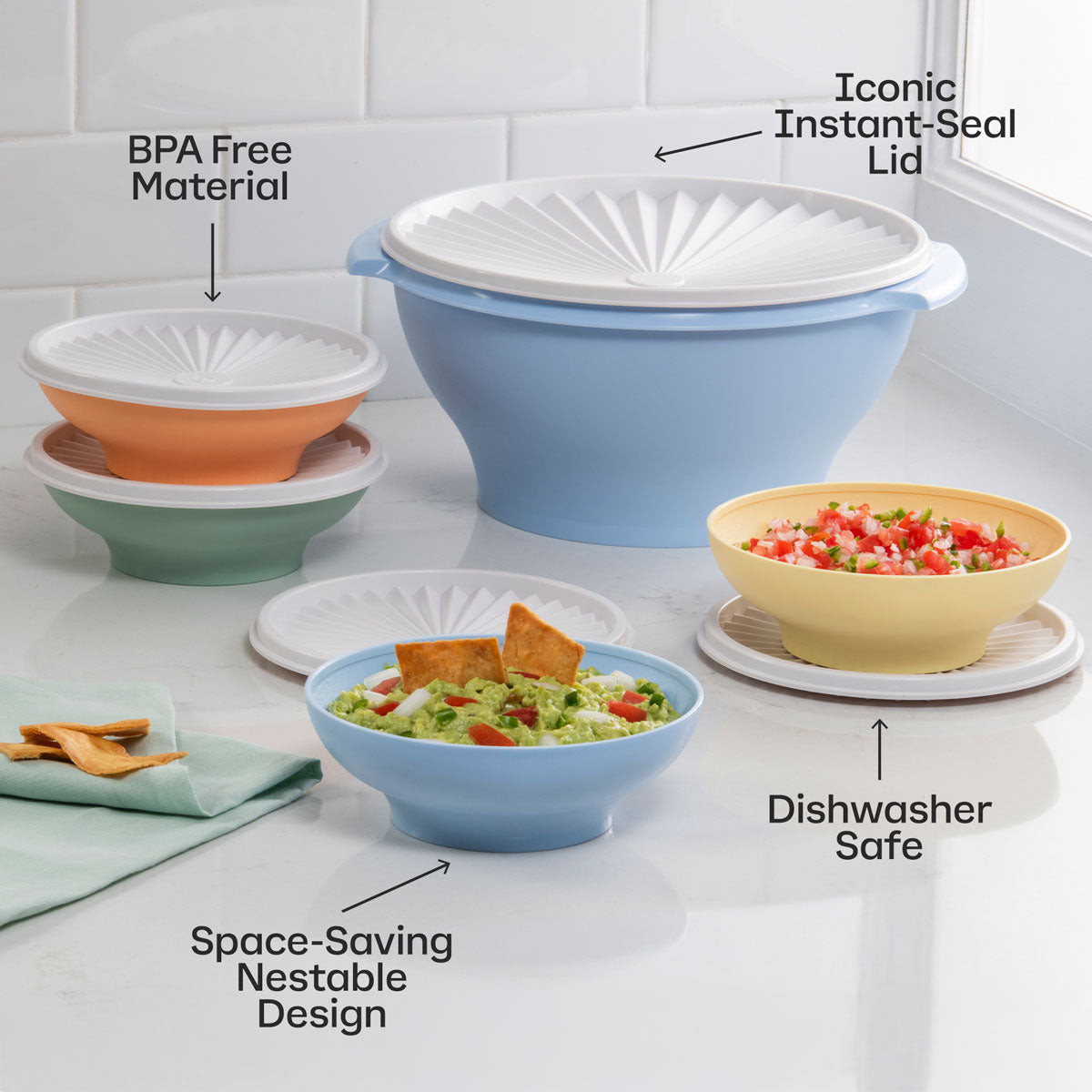 Servalier® Salad Set (Dreamy Pastels)