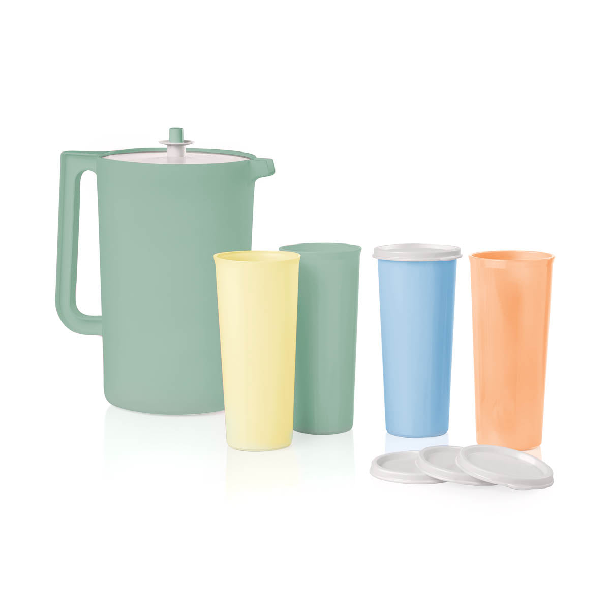 Classic Sheer® Pitcher &amp; Tumbler Set (Dreamy Pastels)
