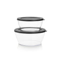 Clearly Elegant® Serving Set of 2