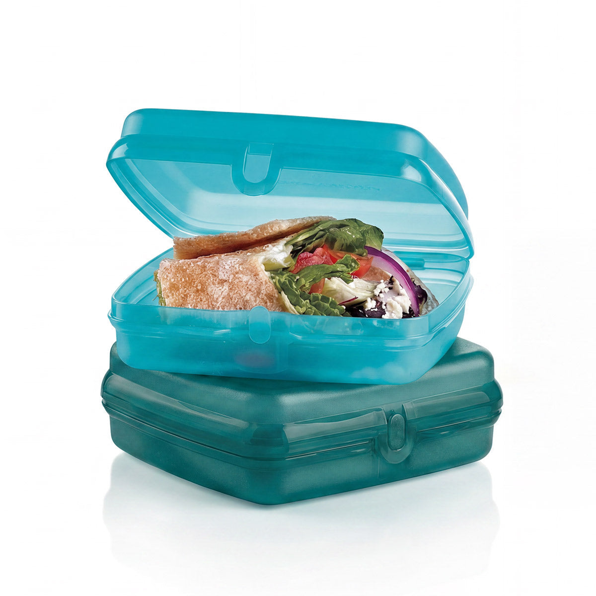 Tupperware® Sandwich Keepers - 2 Easy-Open Lunch Boxes for Kids