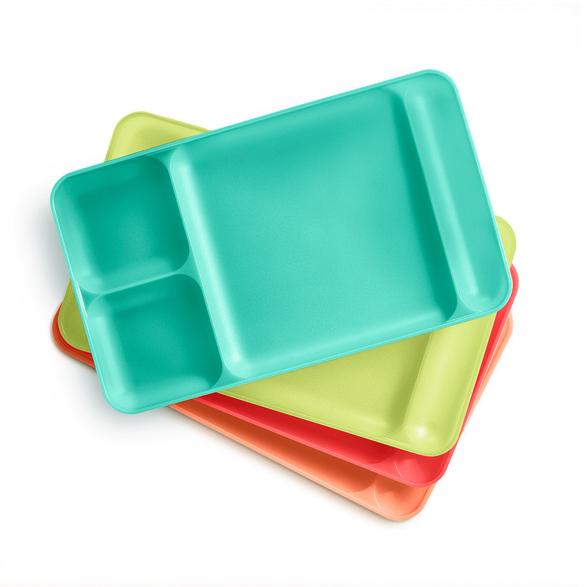 Tupperware® Impressions Dining Trays | Colorful Serving | Set of Four