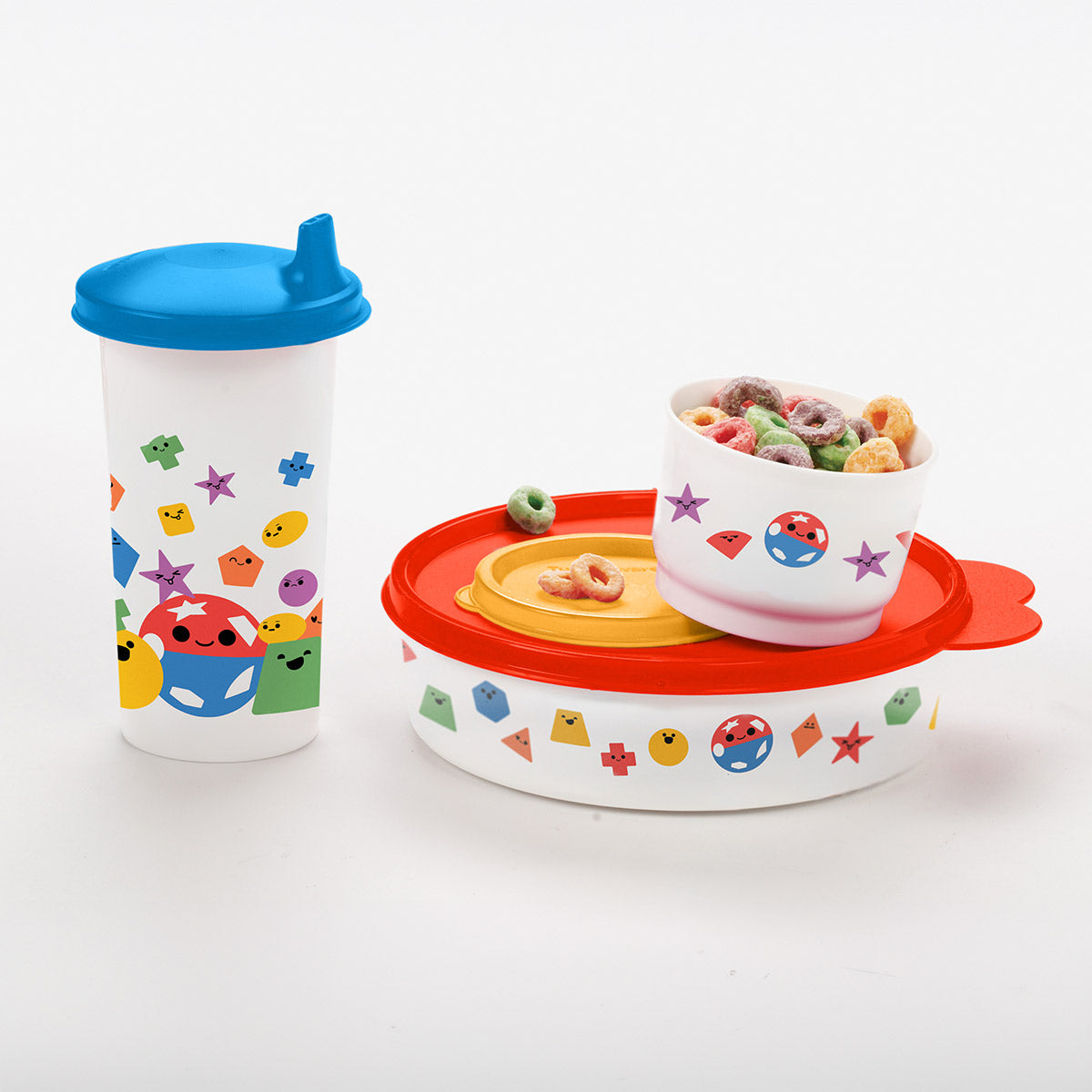Tupperware® Shape‑O® Feeding Set | Kids Feeding Set | 3‑Piece Set