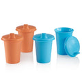 Tupperware® Bell Tumblers &amp; Sipper Seal® Set | 4 Toddler Sippy Cups with Lids