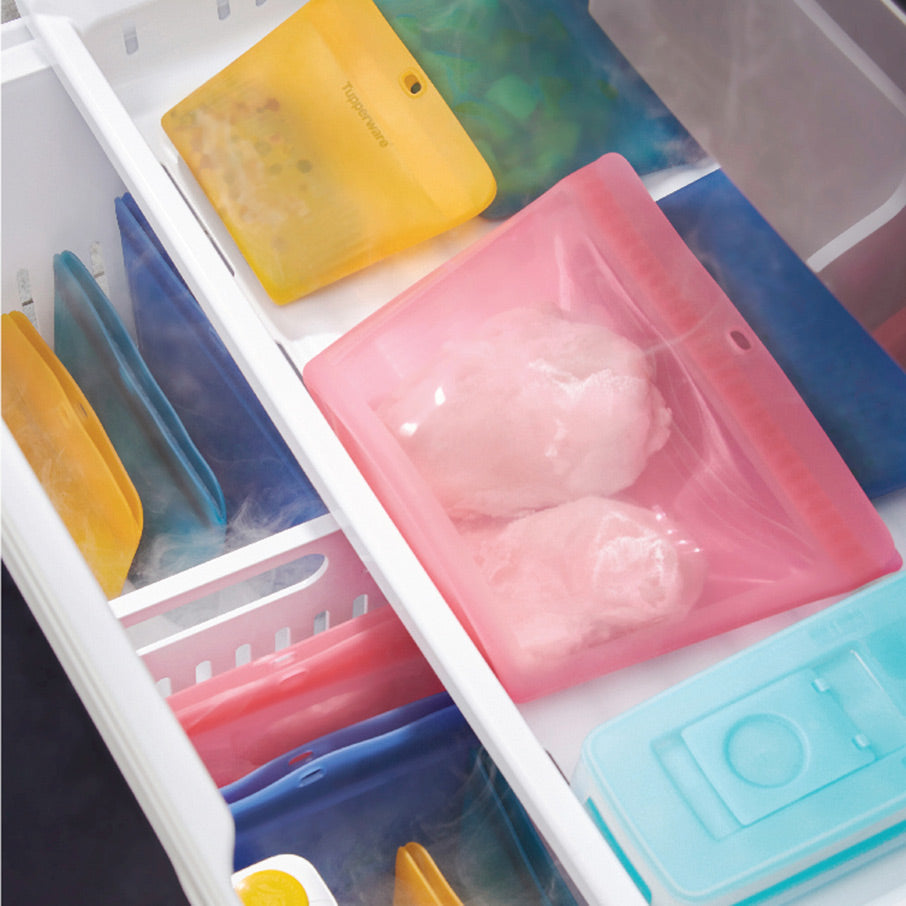Tupperware® Ultimate Silicone Stand-Up Bags | Leakproof | 4 Piece Set
