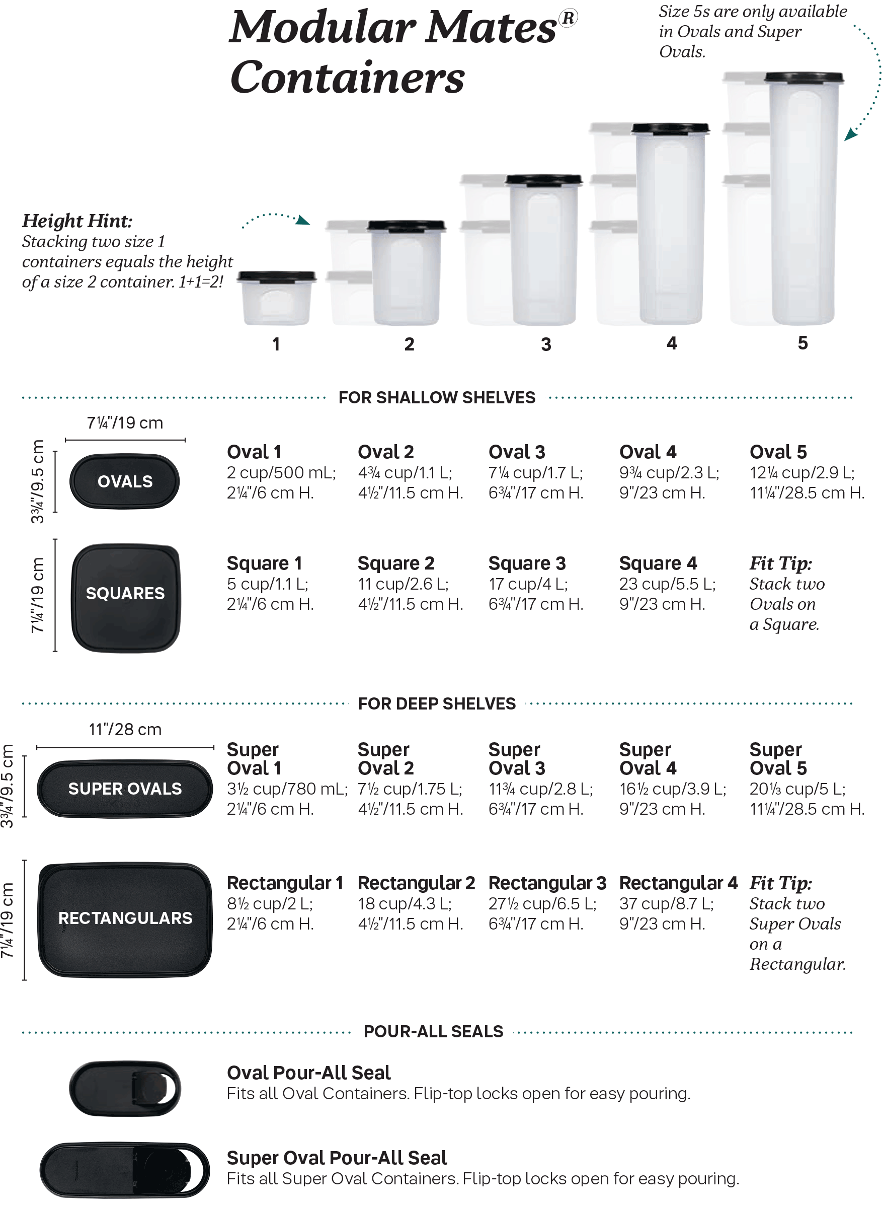 Tupperware® Modular Mates® Super Oval 1 | Food Container 3.35-cup / 800 mL