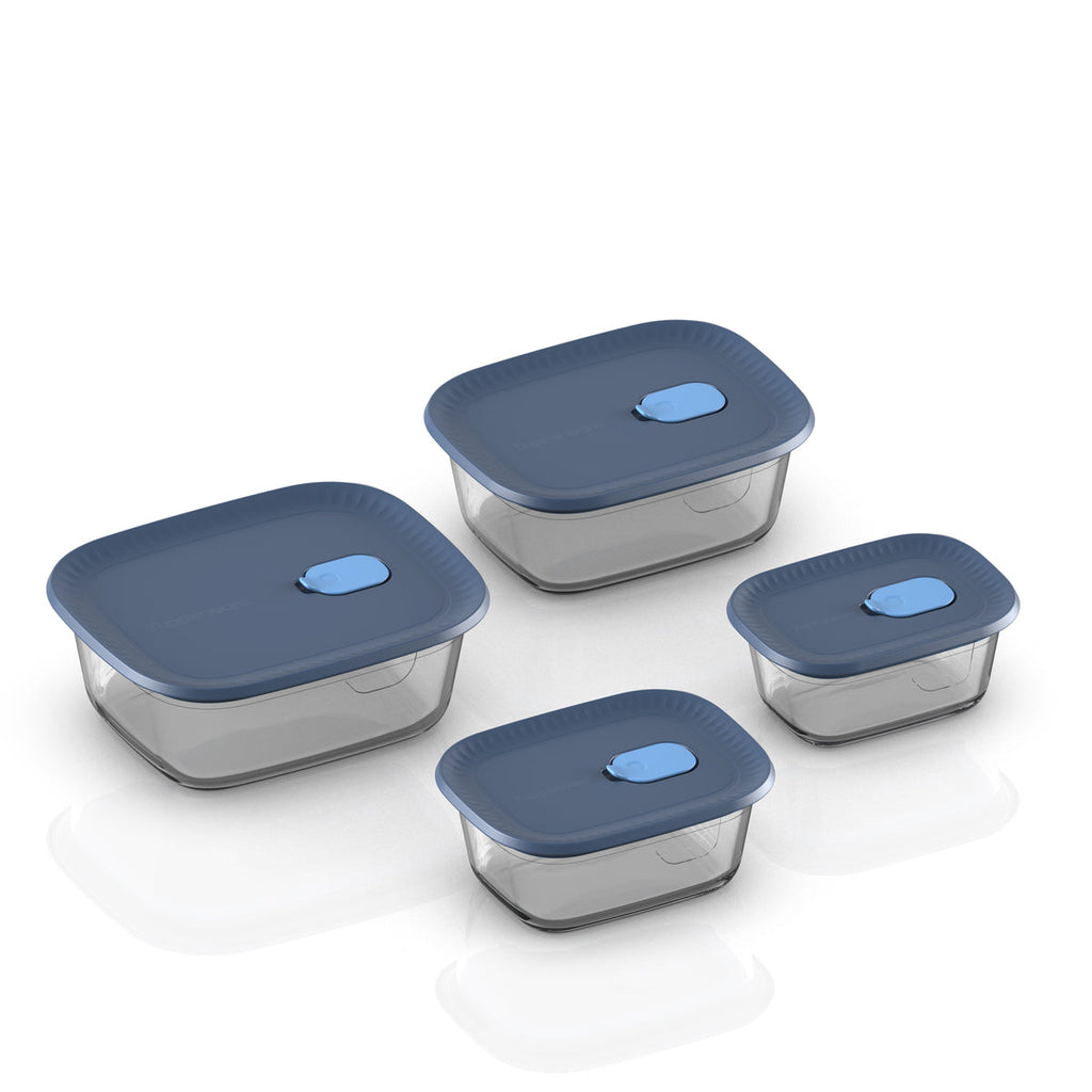 Tupperware Voila™ Glass Rectangular Set of 4