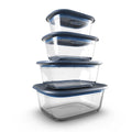 Tupperware Voila™ Glass Rectangular Set of 4