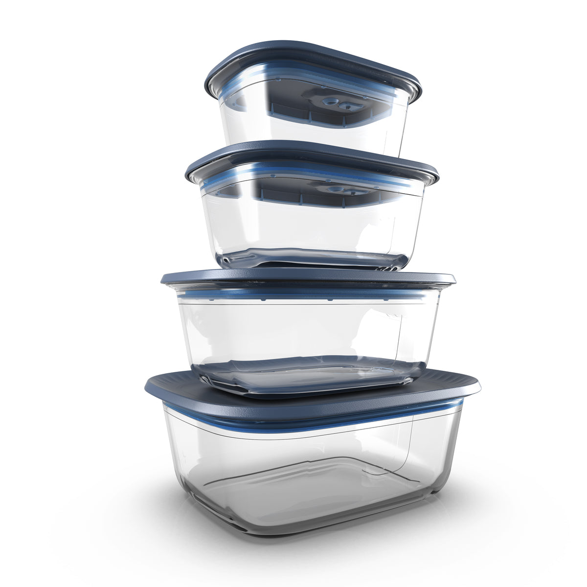 Tupperware Voila™ Glass Rectangular Set of 4