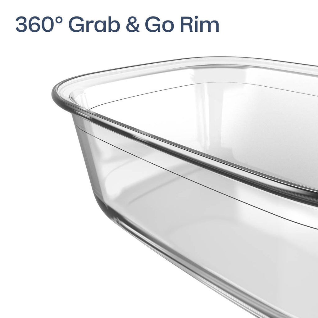 Tupperware Voila™ Glass Food Storage Container | Rectangular Small