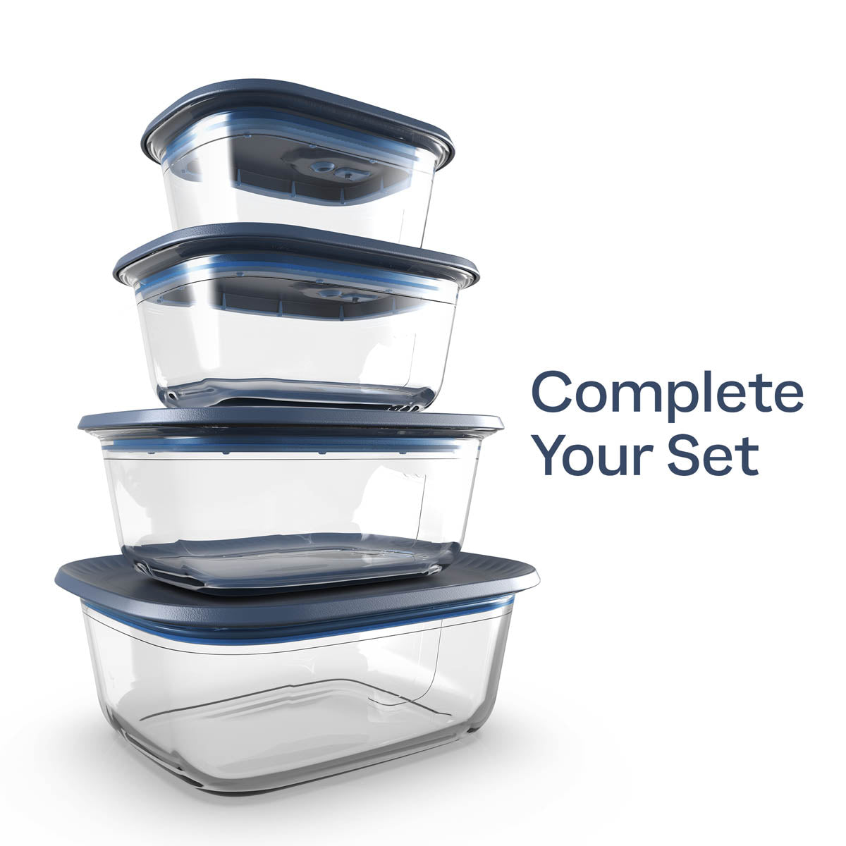 Tupperware Voila™ Glass Food Storage Container | Rectangular Large