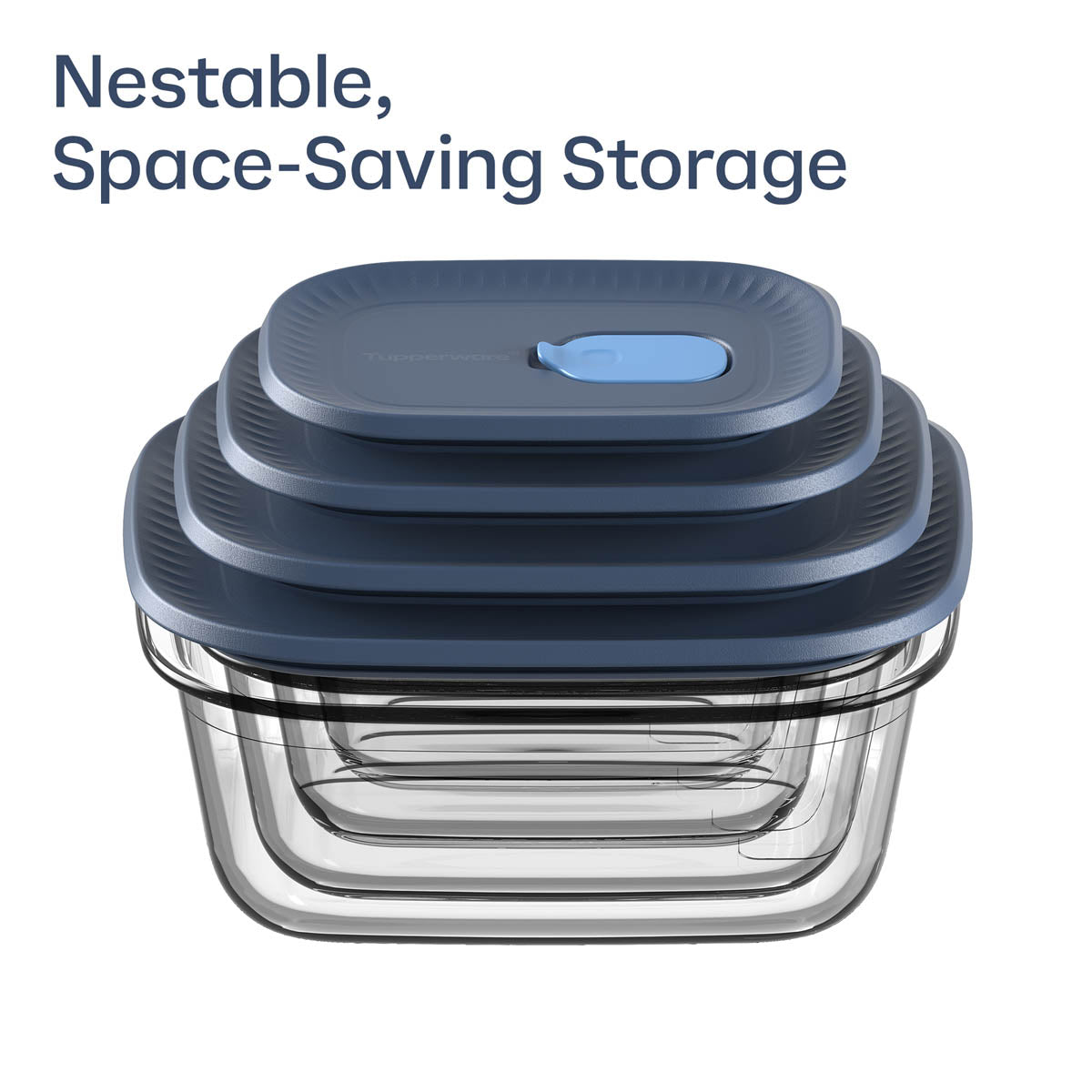 Tupperware Voila™ Glass Food Storage Container | Rectangular Medium