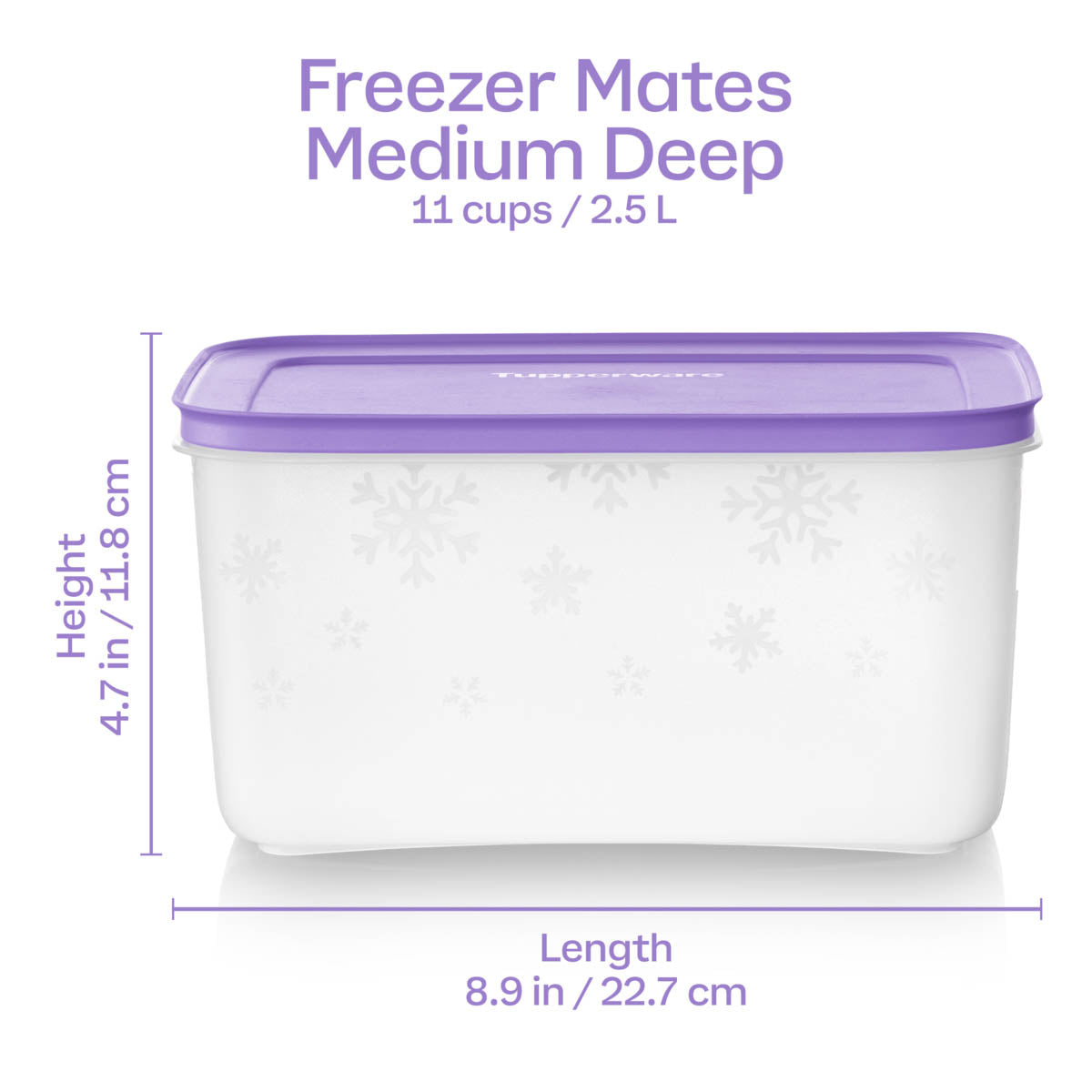 Tupperware® Freezer Mates® PLUS Medium Deep | Food Storage Container