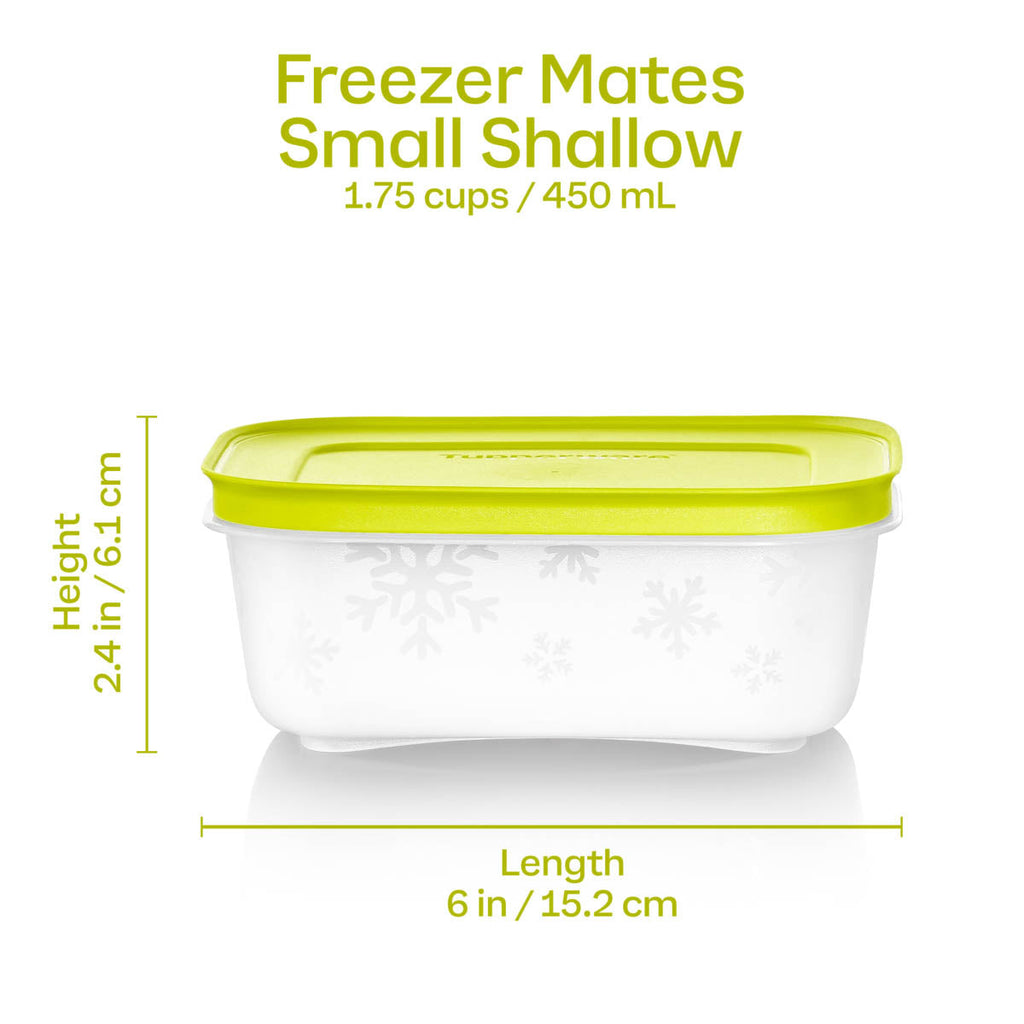 Tupperware® Freezer Mates® PLUS Small Shallow | 4-Piece Container Set