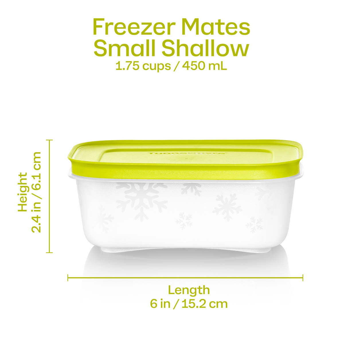 Tupperware® Freezer Mates® PLUS Small Shallow | 4-Piece Container Set