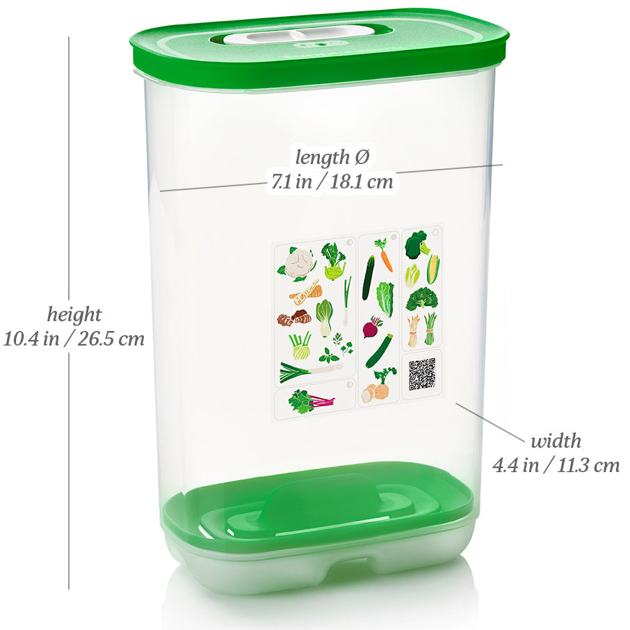 Tupperware® FridgeSmart® Vertical | Produce Storage Container With Lid