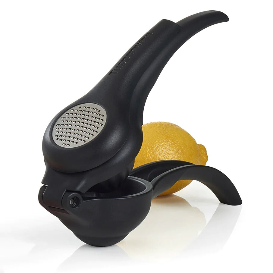 Tupperware® Zest ’N Press® Gadget | Hand-Held Citrus Squeezer &amp; Zester