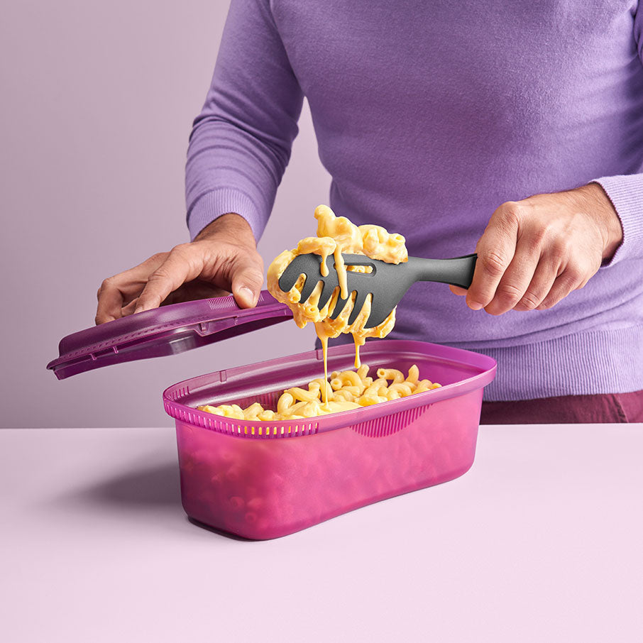Tupperware® Microwave Pasta Maker | 8-cup Cooker With Strainer Feature