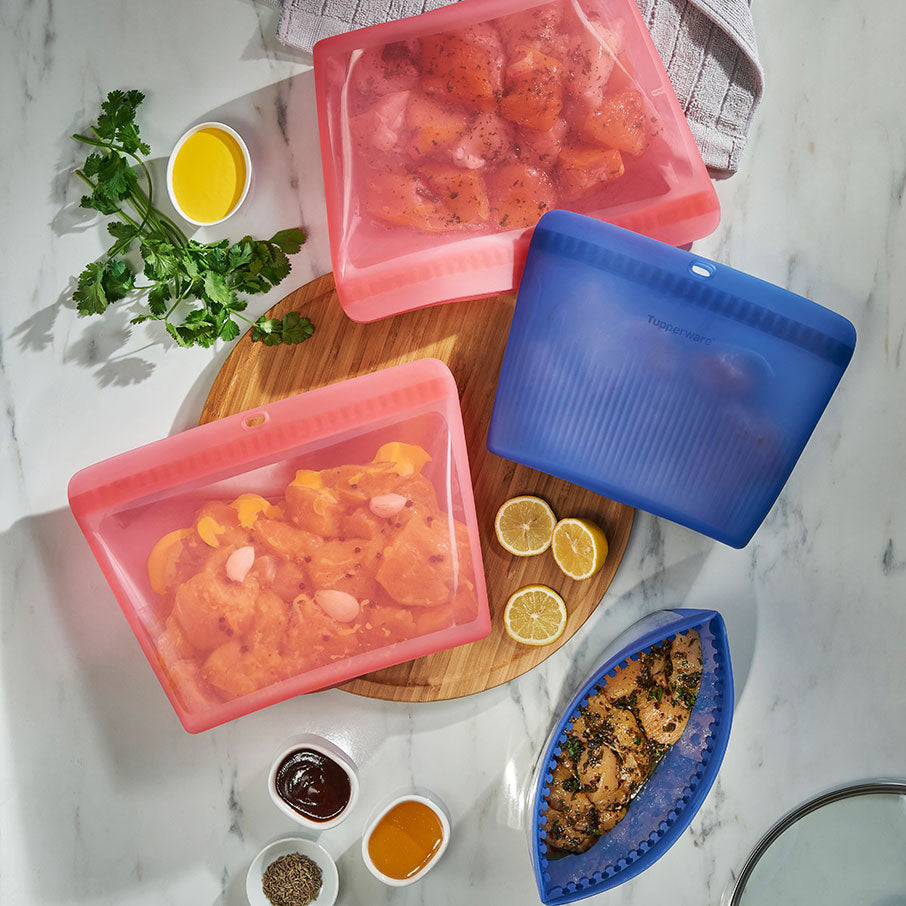 Tupperware® Ultimate Silicone Stand-Up Bag | X-Large, Reusable, Leakproof
