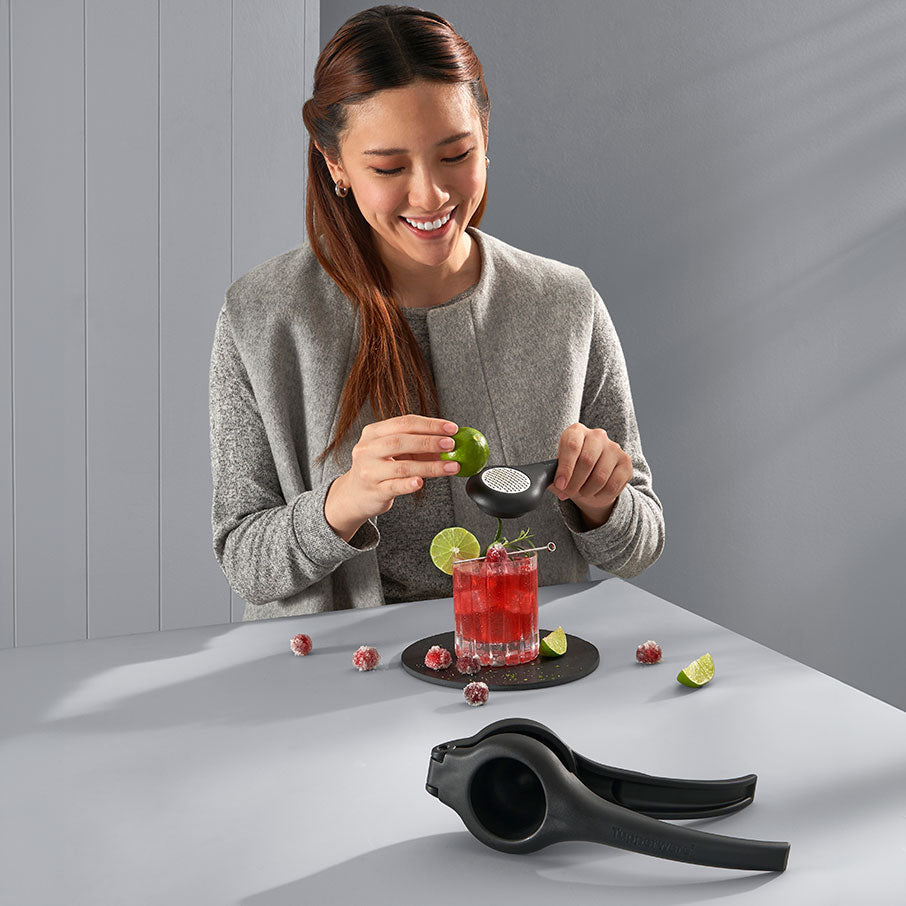 Tupperware® Zest ’N Press® Gadget | Hand-Held Citrus Squeezer &amp; Zester