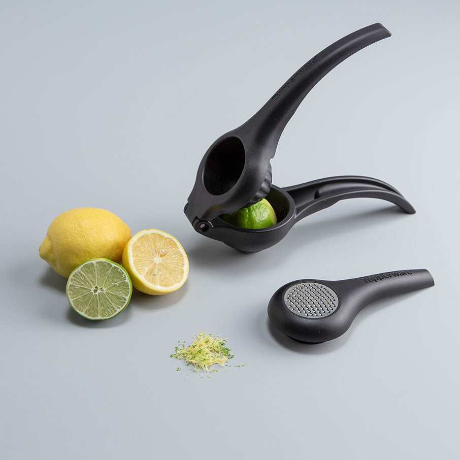 Tupperware® Zest ’N Press® Gadget | Hand-Held Citrus Squeezer &amp; Zester