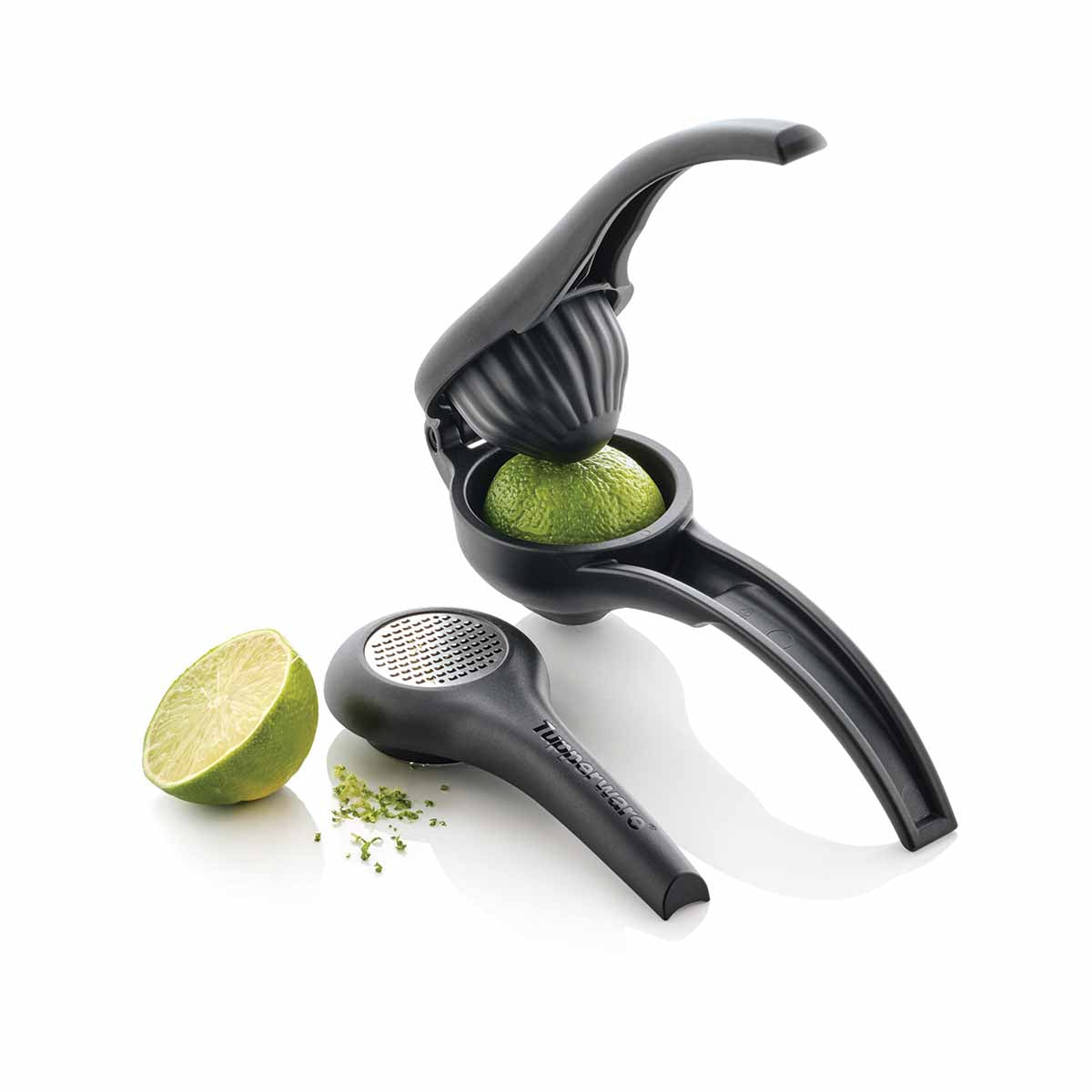 Tupperware® Zest ’N Press® Gadget | Hand-Held Citrus Squeezer &amp; Zester